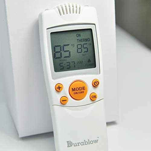 Durablow TR1004 Gas Fire Fireplace On/Off Remote Control Kit + Thermostat + Timer + Backlit Transmitter for Millivolt Valve, IPI Module, Replaces Wall Switch or Thermostat - Image 3