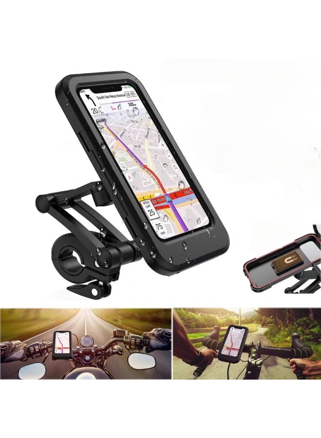 Moxom MX-VS42 Rider Motorcycle Mobile Phone Holder Waterproof Rain Cover - Image 3