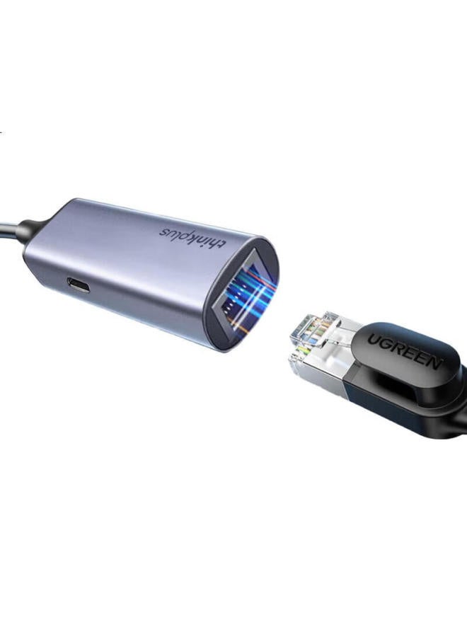 thinkpad Lenovo Type-C Expansion Dock, Rj45 Gigabit Ethernet Adapter, Laptop Adapter, Apple Xiaomi Huawei Laptop Docking Station, Metal Material Lrc2 - Image 2