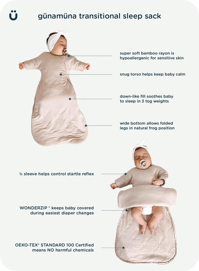 GUNAMUNA Unisex Baby Transitional Swaddle Bag, Easy Diaper Change Zipper, Infant Toddler Swaddle, 0.5 TOG, Fishing, 3-6 Months - Image 2