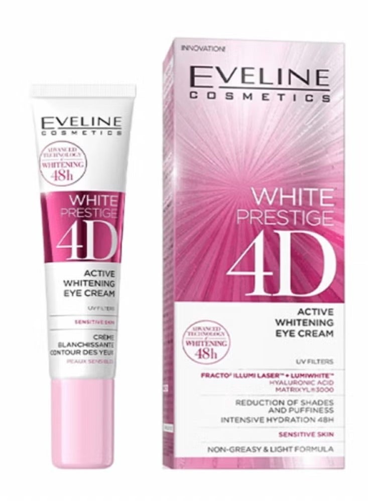 Evelin Eveline White Prestige 4D Active Brightening Eye Cream 20ml