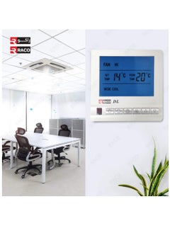 RACO RACO Digital Thermostat with Intelligent Temperature Control and LCD Display | Durable Programmable Thermostat for Home, Hotel, and Office Use  - Image 4