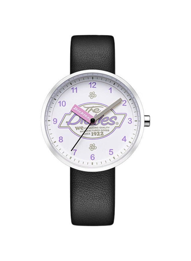 Dickies Student Watch Exam Watch Fashion Simple Waterproof Leather Strap Quartz Watch Girls Birthday Gift Cl-522L1-76Sy - Image 1