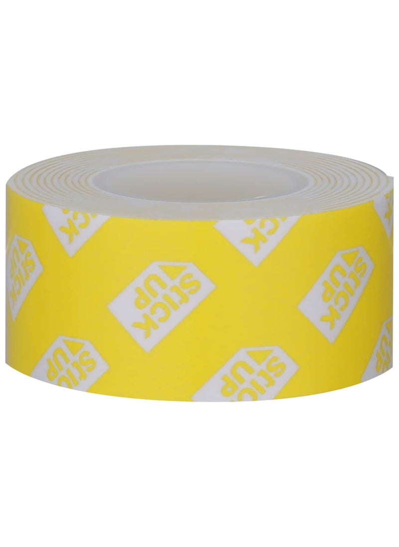 Deli - Deli Strong Multipurpose Double-Sided Tape Sleek Design for Strong Strength Bonding Between Walls & Any Surface, Tape for decorative and electronic items on multiple surfaces (Yellow, Set of 2) - Image 1