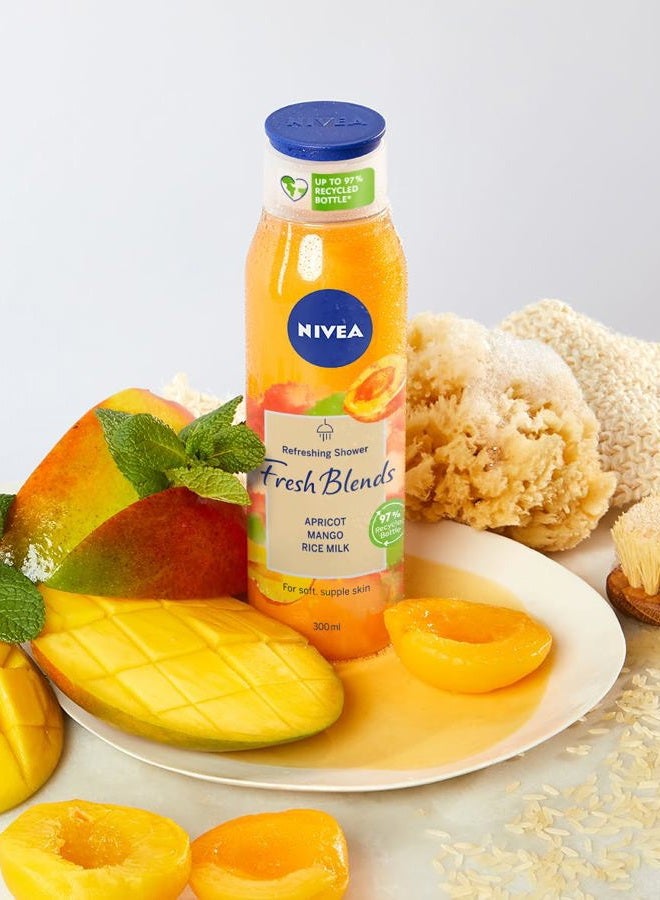 Nivea Fresh Blends Morela and Mango Refreshing Gel 300 ml - Image 2