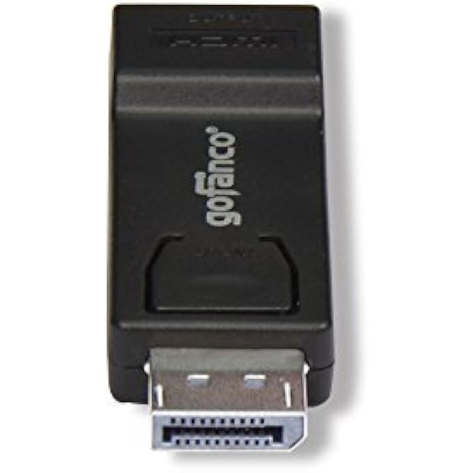 gofanco DISPLAYPORT TO HDMI ADAPTER CONVERTER DONGLE 1080P - MALE TO FEMALE DP TO HDMI FOR DISPLAYPORT ENABLED DESKTOPS AND LAPTOPS TO CONNECT TO HDTV/HDMI DISPLAYS - BLACK (DPHDMID) - Image 3