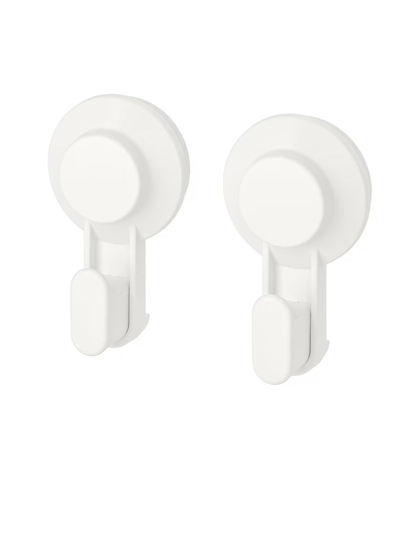 Hook With Suction Cup White  - Image 1