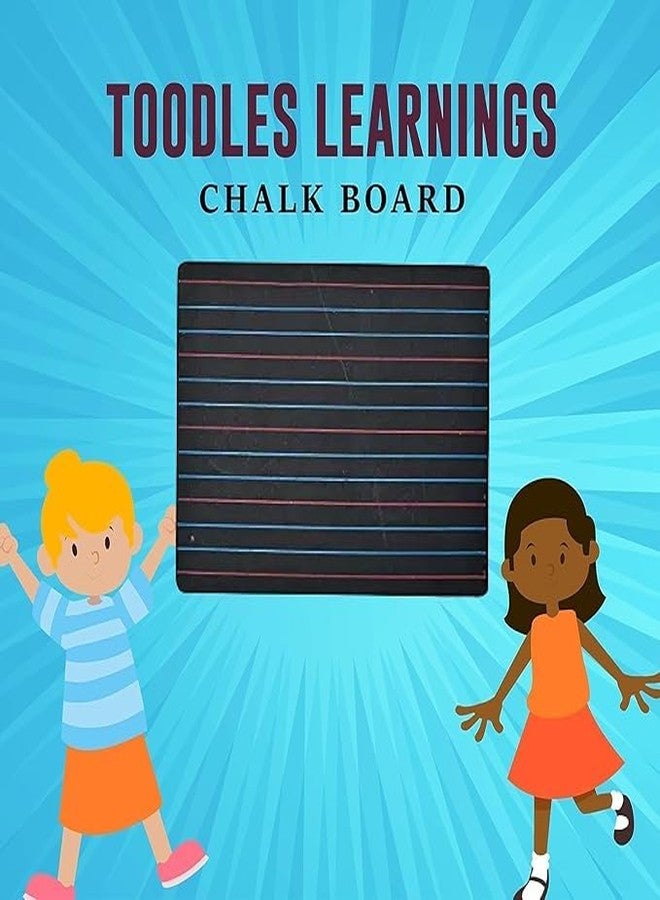 Toodles Learnings Creative Learning: Toodles' Chalkboard Drawing Pad & Blackboard-Slate with Lines and Squares - Image 4