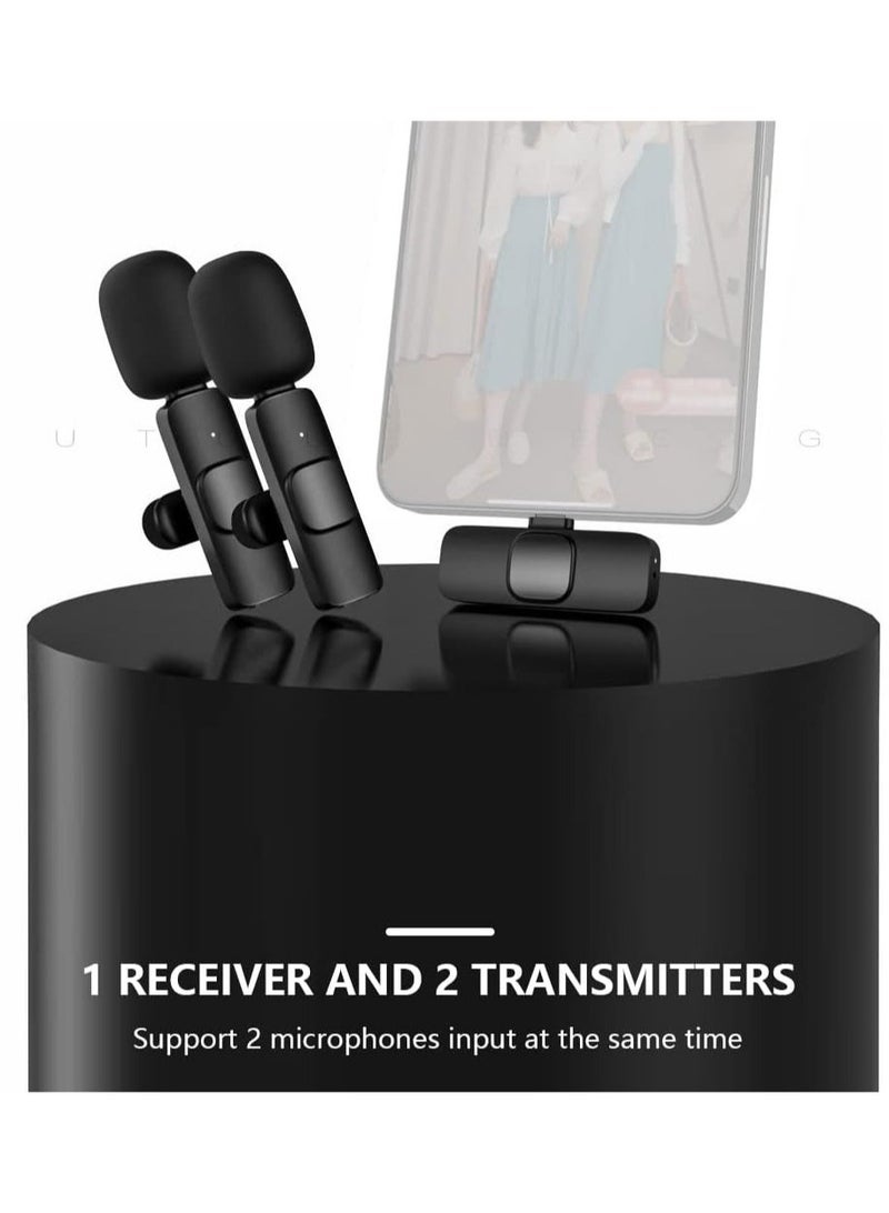ELTRAZONE ميكروفون صغير لاسلكي بمشبك على الياقة مع ميكروفون متعدد الاتجاهات وجهاز إرسال وجهاز استقبال مع منفذ Wind Type-C بديل لهاتف Android الذكي لبث مباشر للمقابلة ومؤتمر الفيديو - Image 4