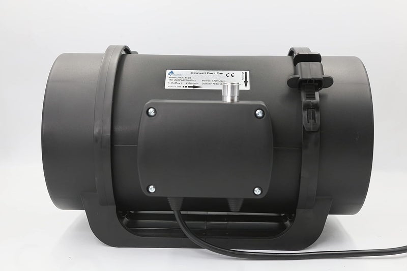 Astberg Astberg AEC160 Quiet Inline Duct Fan with 0100 Variable Speed 20798 CMH Motor Silent Mix FlowInline Duct FanInline ExhaustCircular Inline FanAircirculation SystemFresh Air System  - Image 4