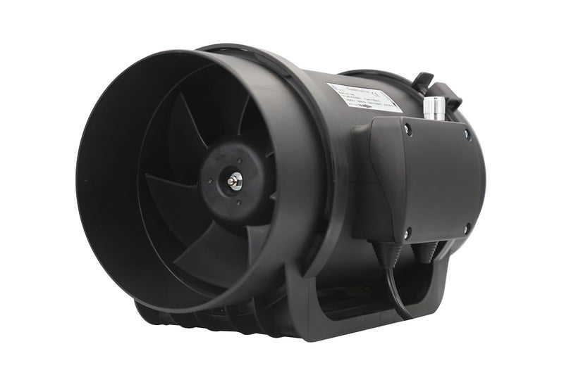 Astberg Astberg AEC160 Quiet Inline Duct Fan with 0100 Variable Speed 20798 CMH Motor Silent Mix FlowInline Duct FanInline ExhaustCircular Inline FanAircirculation SystemFresh Air System  - Image 1