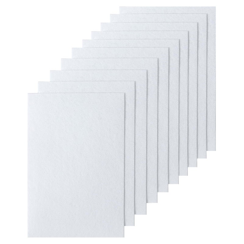 HaoFeiJH 10Pcs Felt Sheets,A4 Size Felt Fabric Sheets, Sewing Felt Squares for Patchwork,Crafts DIY Patchwork Sewing School Projects Decoration - Image 1