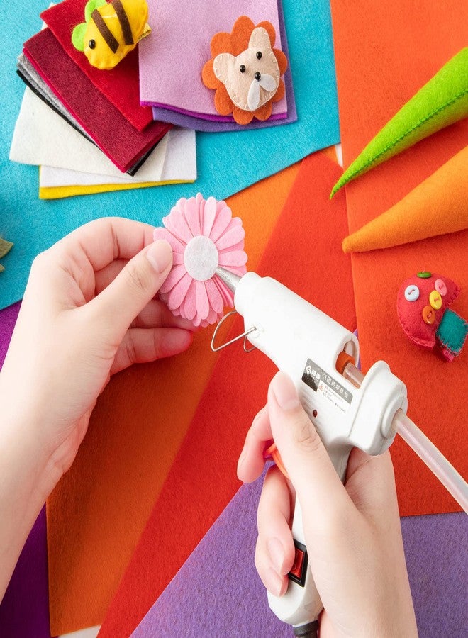 HaoFeiJH 10Pcs Felt Sheets,A4 Size Felt Fabric Sheets, Sewing Felt Squares for Patchwork,Crafts DIY Patchwork Sewing School Projects Decoration - Image 3