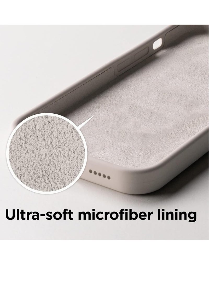 ELTRAZONE [3 in 1] for iPhone 15 Pro Max Case with 9H Tempered Glass Screen Protector, Liquid Silicone Shockproof Protective Case,Slim Phone Cover for iPhone 15 Pro Max (iphone 15 Pro Max, White) - Image 5