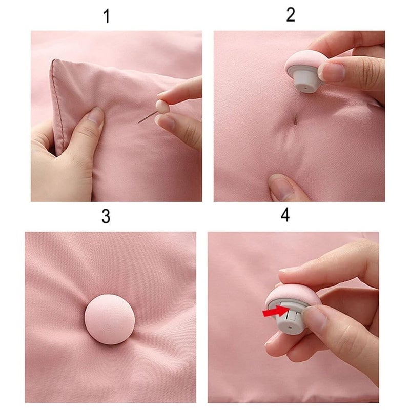 Duvet Cover Clips - High Elasticity Non-Slip Bed Sheet Grippers, Comforter Holders, Quilt Fasteners for Blanket, Mattress, and Covers - Anti-Movement Quilt Clamps (Set of 8) Multicolour  - Image 4
