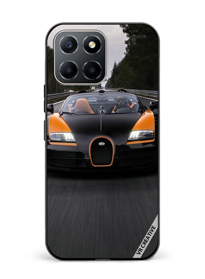 VR CREATIVE غطاء حماية لهاتف Honor X6 بتصميم Bugatti Chiron متعدد الألوان - Image 1