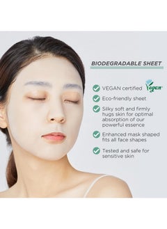 MEDIHEAL Best Korean Sheet Mask Madecassoside Essential Face Mask 4 Sheets For Sensitive Blemish Prone All Skin Types Hydrating Moisturizing Calming Soothing  - Image 4
