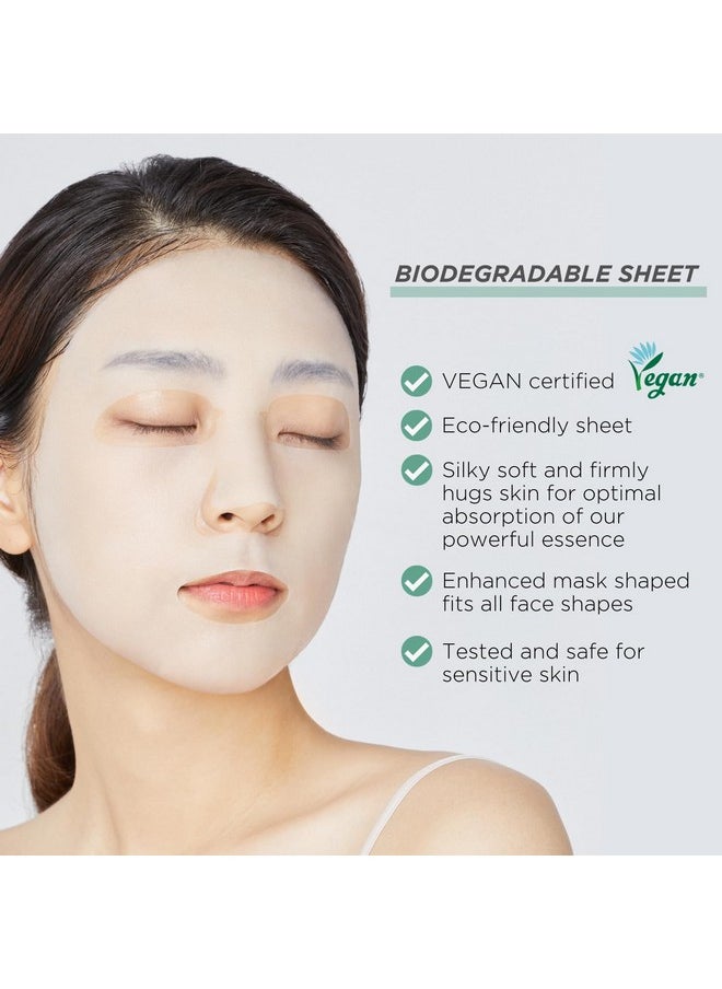 MEDIHEAL Best Korean Sheet Mask Madecassoside Essential Face Mask 4 Sheets For Sensitive Blemish Prone All Skin Types Hydrating Moisturizing Calming Soothing  - Image 4