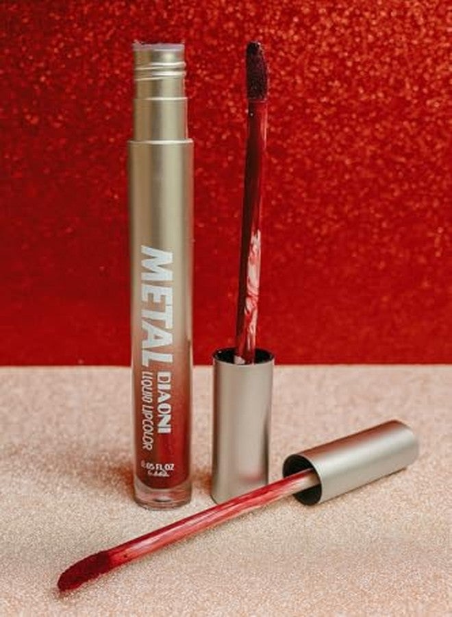 MAKE UP FOR LIFE Metal Diaoni Liquid Lip Color - High-Shine Metallic Finish, Long-Lasting, Smudge-Proof & Lightweight Lip Stain for Bold Glamorous Lips - Image 5