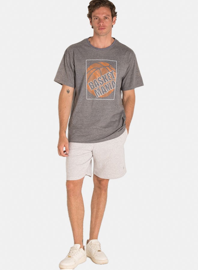 ماركو برجامو تي شيرت موديرن فيت بطبعة - Image 3