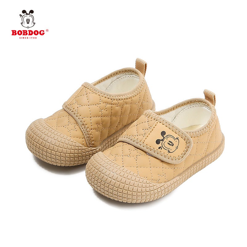Babu Beans 1-3-4 Years Old Breathable Baby Shoes Toddler Shoes Baby Kindergarten Indoor Baotou Super Soft Anti-Kick - Image 1