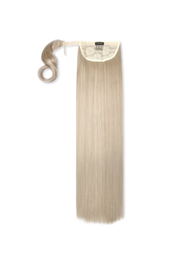 LullaBellz Grande 26" Straight Wrap Around Pony California Blonde - Image 1