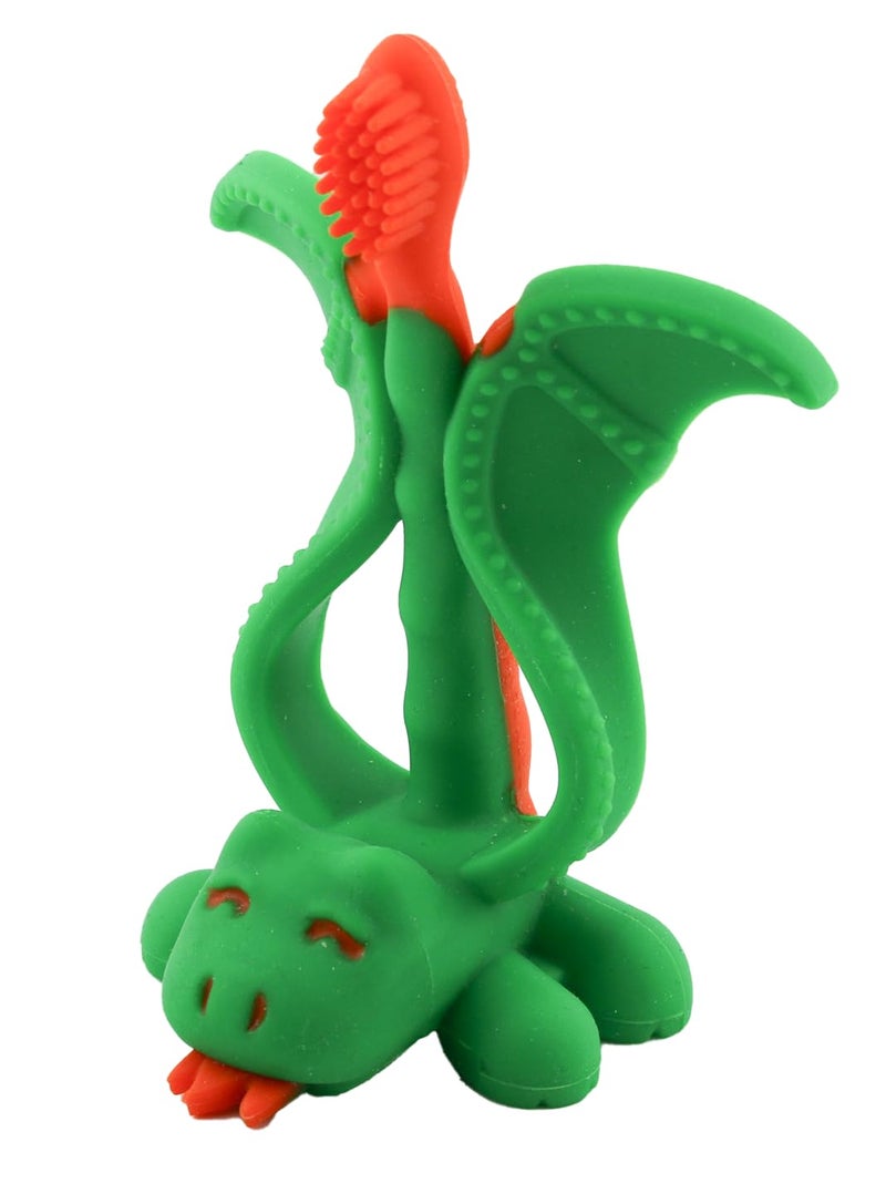 Baby Banana Baby Banana Mystical Dragon Toothbrush Training Teether Tooth Brush for Infant Baby and Toddler 