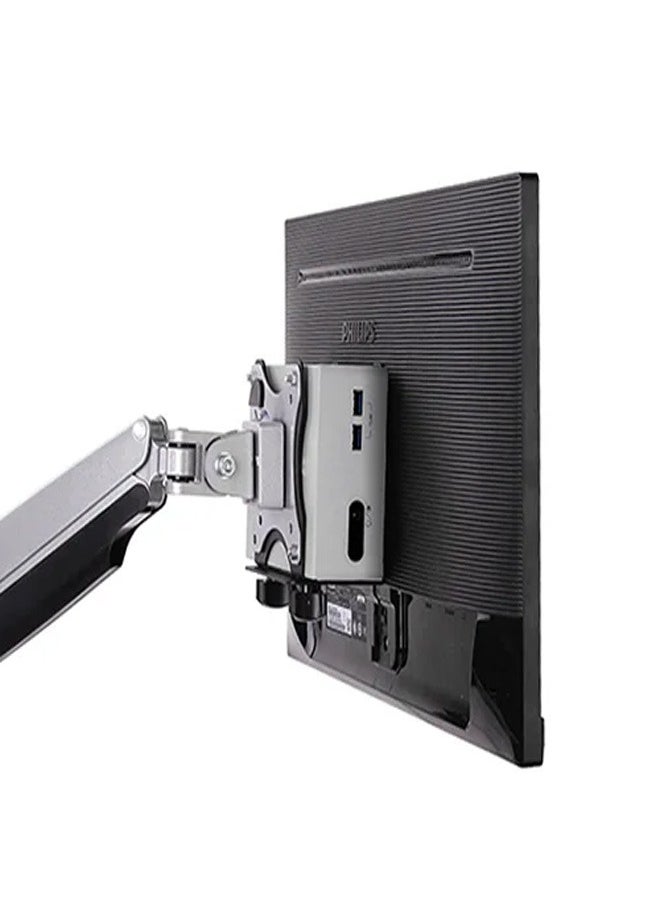 Skill Tech SH CP1 Optional Thin Client (Mini PC) Holder, Depth Range 17–70mm, 5kg Load Capacity – Black  - Image 2