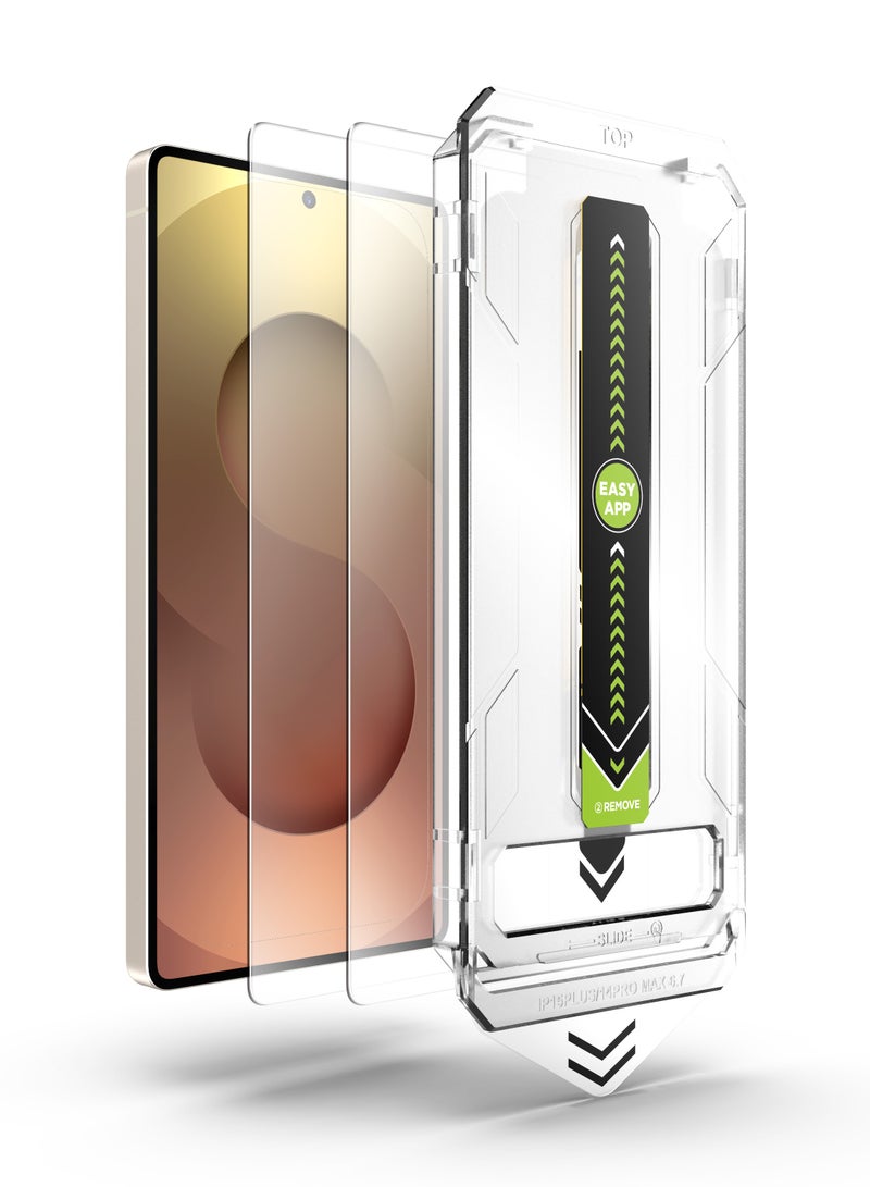 2 حماية شاشة Samsung S24 Ultra شفاف سهل التركيب جودة عالية صلابه H9 درجة اولى A++ احمِ شاشة هاتفك بأعلى معايير الجودة مع لزقة زجاجية شفافة بتصميم مخصص و تركيب فائق الدقة والسهوله باستخدام إطار محاذاة ذكي يضمن لك تثبيت دقيق وخالٍ من الفقاعات بلمسة واحدة. مصنوع من زجاج أساهي الياباني المقوى الناجح باعلى اختبار الصلابه المقاوم للخدوش والغبار 9H, الحاصلى على اعلى درجات الجوده A++ تضمن حماية طويلة الأمد ووضوح عالي الدقة مع حماية مثالية دون التأثير على استجابة اللمس ويدعم حساسية اللمس الكاملة ومضاد لبصمات الأصابع ووضوح فائق وحساسية لمس طبيعية واقي بإطار أسود .