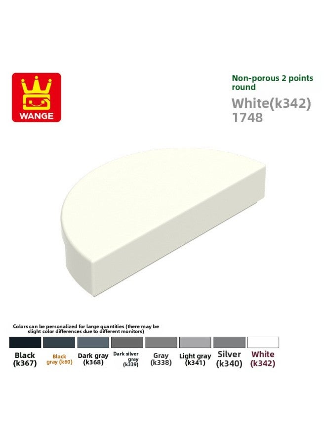 مكعبات بناء منزلية صغيرة من وانغر للأطفال، متوافقة مع 1748 قطعة مجمعة، غير مسامية، ذات نقطتين، ألعاب تعليمية علمية مستديرة