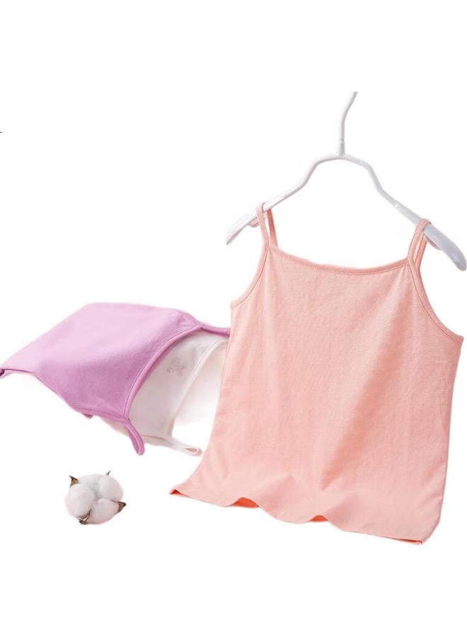 Top melon Dingguagua Girls' Camisole, Pure Cotton, Baby And Children'S Underwear, Girls' Undershirt, All Cotton, 6419, 160 - Image 3