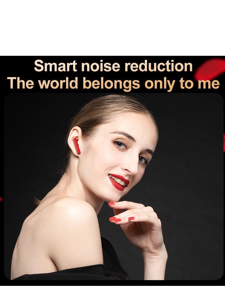 GULFLINK Luxury Fashion Design Lipstick Earbuds Red - Image 2