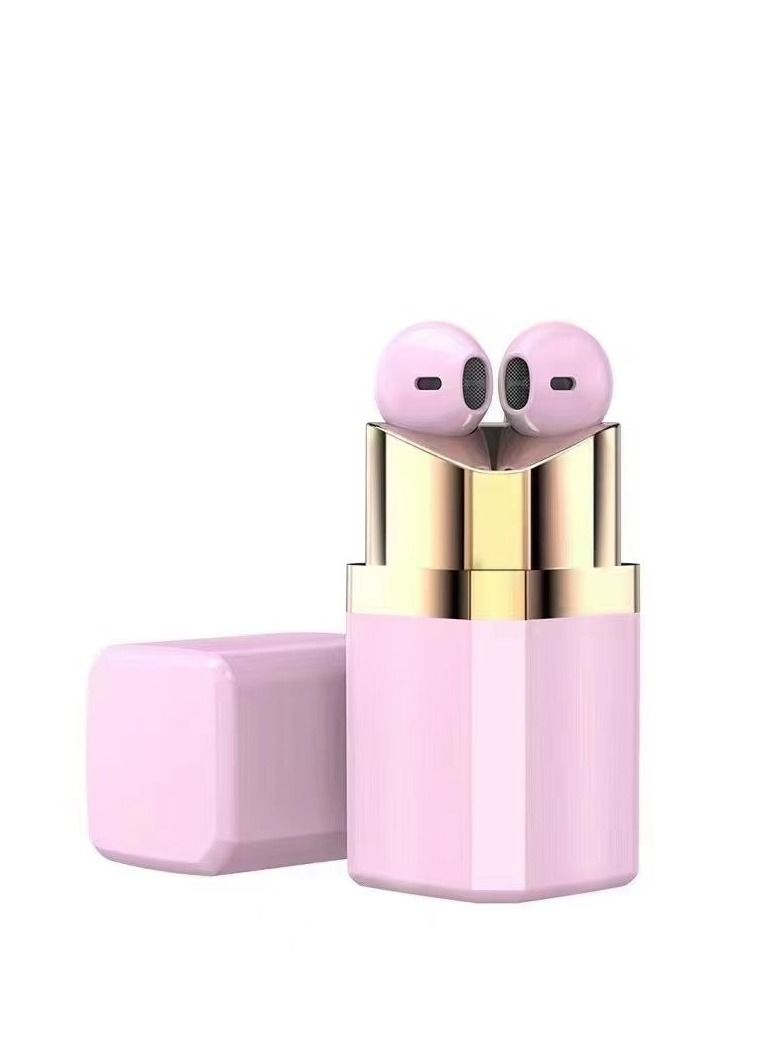 GULFLINK Luxury Fashion Design Lipstick Earbuds Red - Image 5