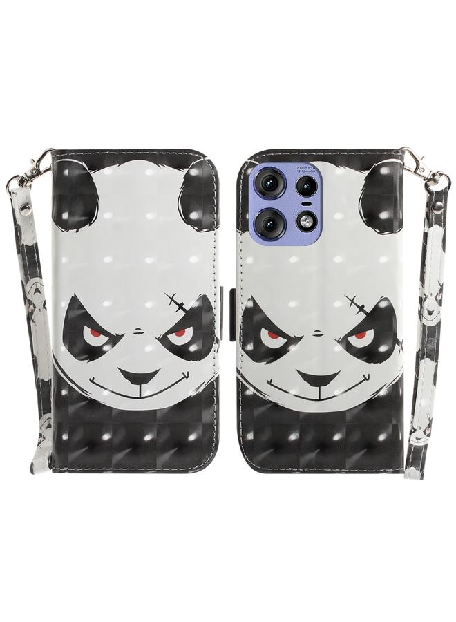 S-TOP Case For Motorola Edge 50 Pro 3D Colored Flip Leather Phone Case - Image 1