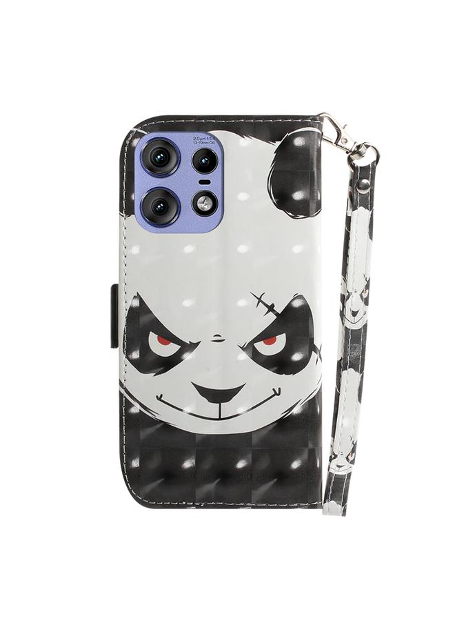 S-TOP Case For Motorola Edge 50 Pro 3D Colored Flip Leather Phone Case - Image 3