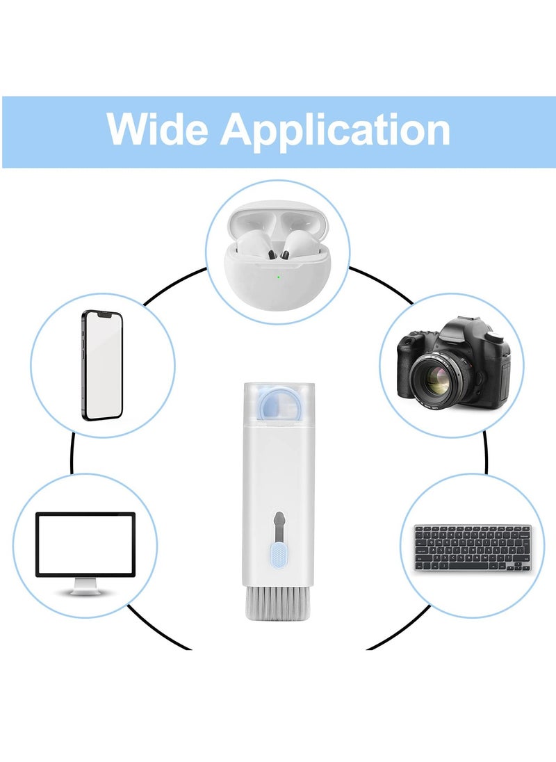 Laptop Cleaner, 7 in 1 Keyboard Cleaner Set, Computer MacBook Earphone Cleaning Kit, Tablet and Screen Dust Brush Including Soft Sweep, Swipe, 3 in 1 Airpod Cleaner Pen, Key Puller and Spray Bottle