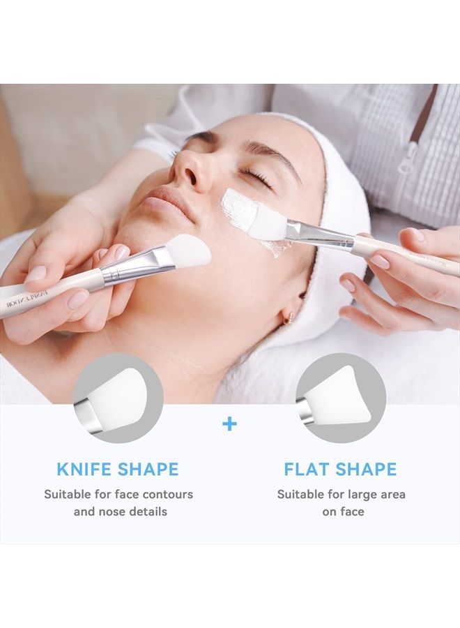 Fasplendor Face Mask Mixing Bowl Set with Silicone Face Mask Brush Applicator, Facial Mask Bowls, Mask Spatula, Measuring Scoop + Cup, Clear Toiletry Bag, 8 IN 1 SPA Quality Face Mask Tool Kit for DIY Clay Mask  - Image 3