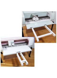 onten Extension Tray Compatible With Cricut Maker3 And Explore Air3 Air2 Air Cutting Mat Extender Support For Maker And Explore Air Series (White)  - Image 1