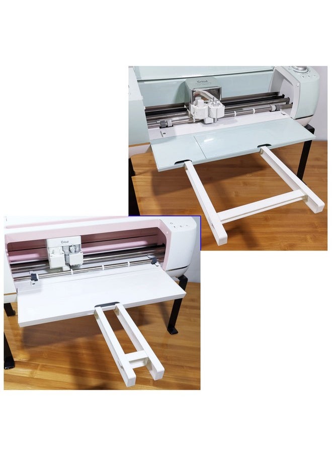 onten - Extension Tray Compatible With Cricut Maker3 And Explore Air3 Air2 Air Cutting Mat Extender Support For Maker And Explore Air Series (White) - Image 1
