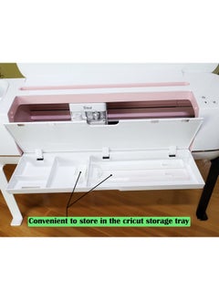onten Extension Tray Compatible With Cricut Maker3 And Explore Air3 Air2 Air Cutting Mat Extender Support For Maker And Explore Air Series (White)  - Image 5
