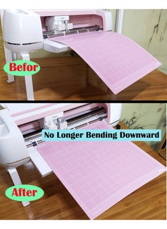 onten Extension Tray Compatible With Cricut Maker3 And Explore Air3 Air2 Air Cutting Mat Extender Support For Maker And Explore Air Series (White)  - Image 3