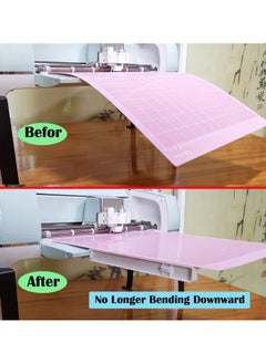 onten Extension Tray Compatible With Cricut Maker3 And Explore Air3 Air2 Air Cutting Mat Extender Support For Maker And Explore Air Series (White)  - Image 2