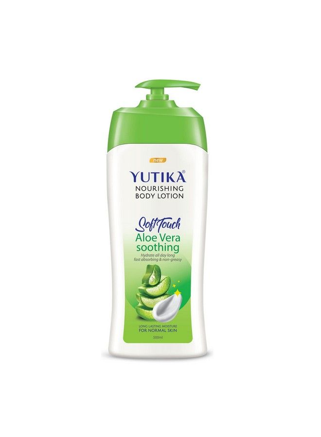 Yutika Softtouch Nourishing Body Lotion For Long Lasting Moisture And Soothing Skin For Men And Women (Aloevera 500Ml) - Image 2