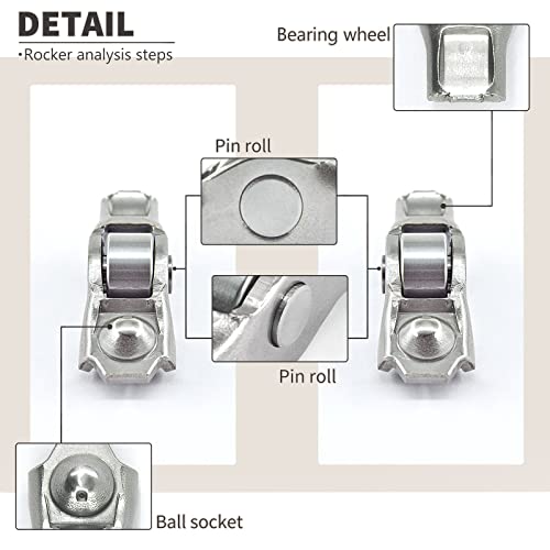 EPChunMi Rocker Arm Kit(Transmission bearing), Replaces 5184296AF, 5184296AE, 5184296AD, 5184296AH, 5184296AG, MR-1332, for Chrysler for Dodge for Jeep for Ram, 2011 to 2021 3.6L 3.2L Engines - Image 5