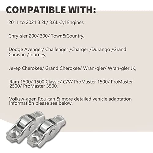 EPChunMi Rocker Arm Kit(Transmission bearing), Replaces 5184296AF, 5184296AE, 5184296AD, 5184296AH, 5184296AG, MR-1332, for Chrysler for Dodge for Jeep for Ram, 2011 to 2021 3.6L 3.2L Engines - Image 4