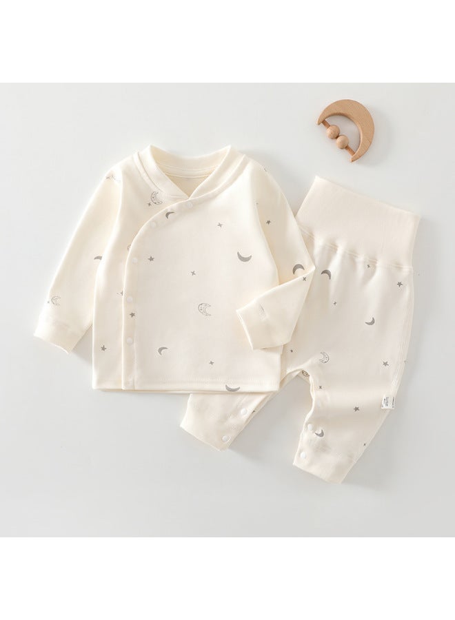 Baby Autum Clothing Set Split Autum Pants Type A Bottoming One-year-old Pajamas Newborn Male And Female Baby Clothes Pure Cotton Autum