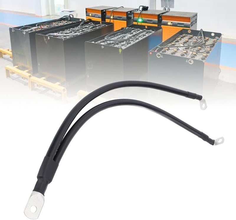 كابلات بطارية 6 AWG 50 سم عالية الكفاءة لمحول الطاقة للسيارات والطاقة الشمسية والقوارب والعربات المنزلية - Image 5