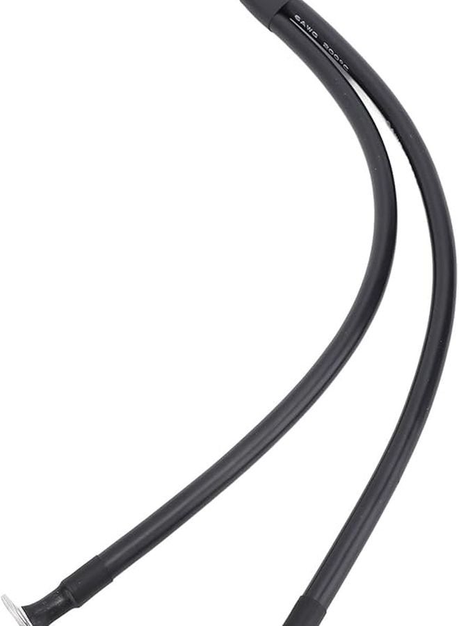 كابلات بطارية 6 AWG 50 سم عالية الكفاءة لمحول الطاقة للسيارات والطاقة الشمسية والقوارب والعربات المنزلية - Image 1