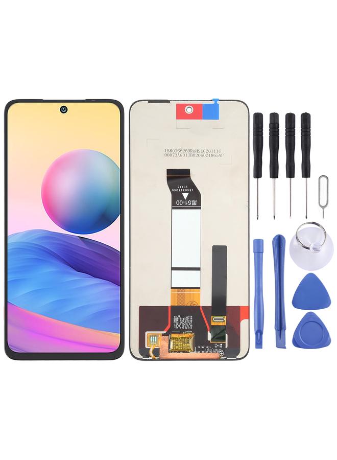 شاشة LCD IPS أصلية بديلة لهاتف Xiaomi Redmi Note 10 5G / Poco M3 Pro 5G / Redmi Note 10T 5G / Redmi Note 11SE M2103K19I، M2103K19G، M2103K19C، M2103K19PG، M2103K19PI مع مجموعة رقمية كاملة - Image 1