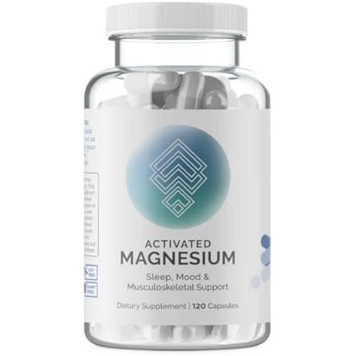 InfiniWell Activated Magnesium Supplement for Women & Men - Support Brain Health & Neurotransmitter Activity - Promote Relaxation for a Healthy Sleep Cycle - Optimized for Absorption (120 Capsules) - Image 1